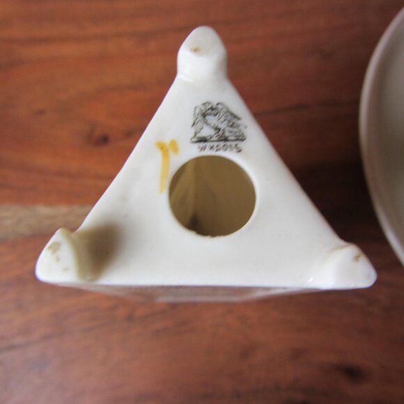 W.H. Goss crested heraldry china vintage Rhosneigr (GC059 Grace) - Picture 14 of 15